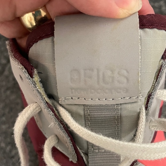 New Balance 327 X Figs Maroon & Navy Shoes Sneakers Women's 9.5 - Picture 8 of 9